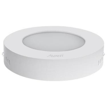Imagem de Plafon Redondo Sobrepor 12W Branco Frio Avant