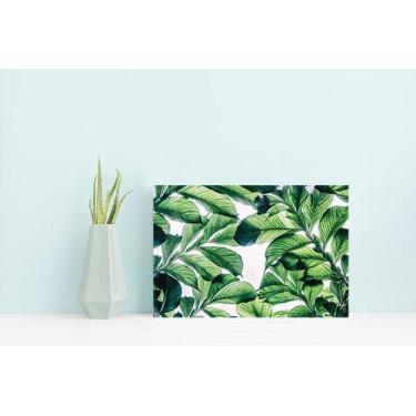 Imagem de Placa Decorativa MDF Folhagem Folha 3 30x40cm - Quartinhos