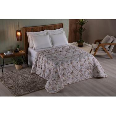 Imagem de Cobertor cama casal queen 400 fios dupla face 100% poliéster micro per