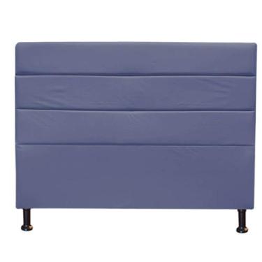 Imagem de Kit Félix com Cabeceira Turim 1,60 cm Queen Size Baú Quarto Sala Suede