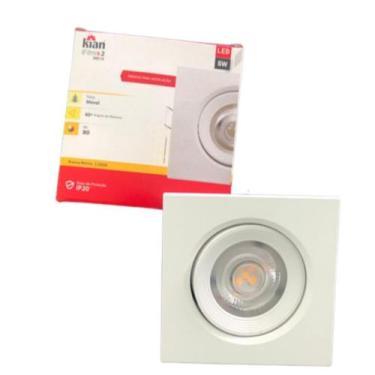Imagem de Spot LED 5W Luz Amarela Quadrado para Sanca Gesso - Kian