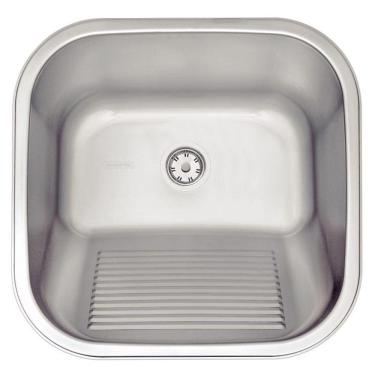 Imagem de Tanque de Encaixe Tramontina Hera 23 L em Aço Inox Acetinado 40x40 cm