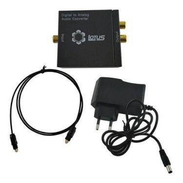 Imagem de Conversor Áudio Digital Optico P/analógico Rca Lt-d005 - Lotus