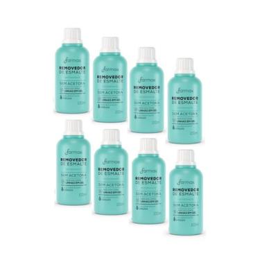 Imagem de Kit 8 Removedor De Esmalte Argan Sem Acetona 100ml - Farmax