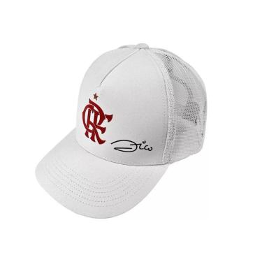 Imagem de Boné Trucker Flamengo Silk 3D Zico-Unissex