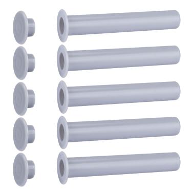 Imagem de Trdzi Capa e tampa de cerca de segurança para piscina para cerca de piscina Live Saver, DIY removível 178-G5 conjunto de manga e tampa para piscina (diâmetro da base de 5/8 polegadas e 10 cm de