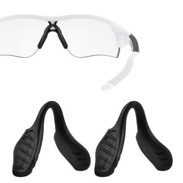 Imagem de HILEEN Almofadas de nariz de substituição para Oakley Radar Path | Radar Edge OO9184 | RadarLock Path | Radar EV Path OO9208 | Radar EV Pitch OO9211 | Óculos de sol Radar Pace OO9333 | Óculos de sol 2 peças