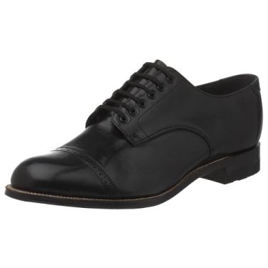 Imagem de STACY ADAMS Sapato Oxford masculino Madison, Preto - 12, 9 Wide