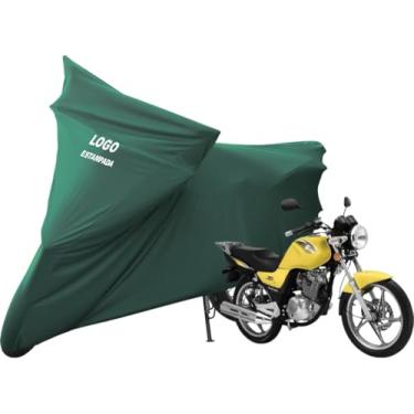 Imagem de Capa Para Moto Suzuki GSR 125 GSR 150i EN 125 Com Logo (Verde)