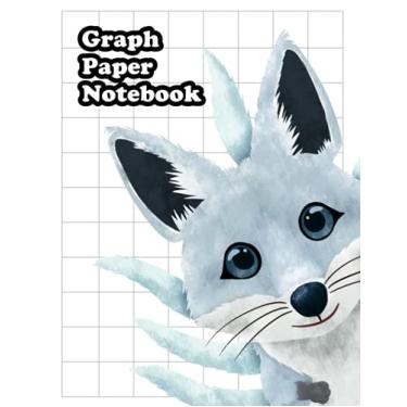 Imagem de Graph Paper Notebook: Cute Nine tail Fox Graph Paper Notebook for kids, Graph Paper Notebook for Multiplication, Graph paper for math, Grid Paper ... Book for Elementary School Student