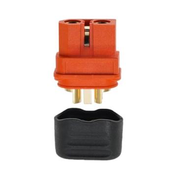 Imagem de 5 Peças, Xt60i, Plugue De Aviação De Aeromodelismo, Com Pino De Sinal, Pcb, 30a, Conectores Laranja, Macho E Fêmea.