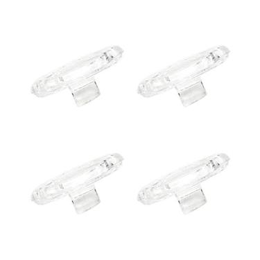 Imagem de Galvanic Pacote com 2 peças de nariz de substituição para Oakley Crosshair S - Transparente, Transparente + Transparente - Pacote Combo, 0