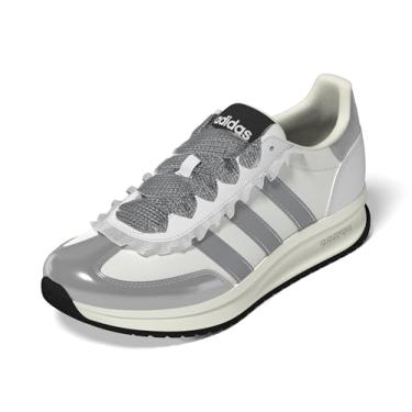 Imagem de adidas Tênis esportivo unissex infantil Run 70s 2.0, Branco/Prata Metálico/Off White, 6.5 Big Kid