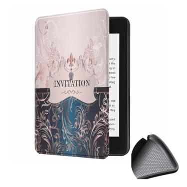 Imagem de GUKSRASO Capa para o Kindle Paperwhite e Kindle Colorsoft Signature Edition (7", 12ª Geração, Release 2024), PU e TPU Soft Traseiro com a Função Automotor/Sleep