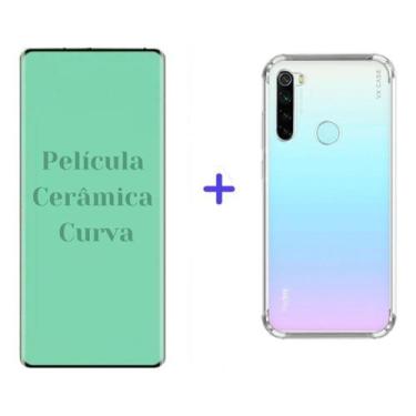 Imagem de Capa + Película Curva Para Xiaomi Redmi Note 8 - Proteção - Pop Shope