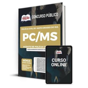 Imagem de Apostila PC-MS - Agente de Polícia Científica - Apostilas Opção