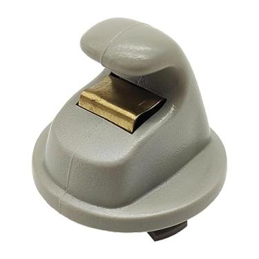 Imagem de Muyesm Suporte de gancho para viseira de sol interior adequado para Volkswagen Atlas, Touran, Tiguan para T-ROC, T-Cross, Passat, Golf MK7, MK8, Crafter, Arteon, 2014-2024, (2 peças cinza)