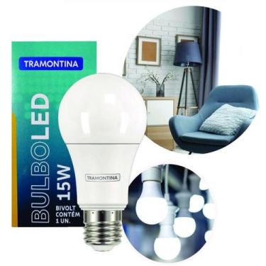 Imagem de Lâmpada Led Bulbo 15w 6500k Bivolt E Soquete E27 Tramontina