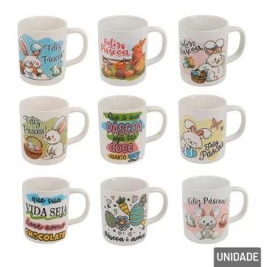 Imagem de Caneca de Porcelana Páscoa 100ml - RR
