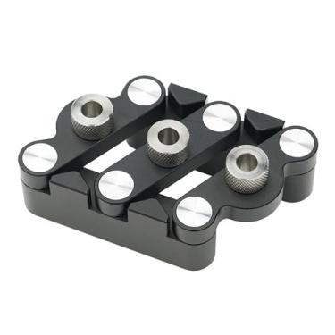Imagem de Auto -Centralização do Gabarito de Doe, Kit de Gabarito de Doe de Centralização Automática para Trabalhar Madeira, Pinça de 13 a 32 Mm, Localização de Perfuração de Cavilha Com 3