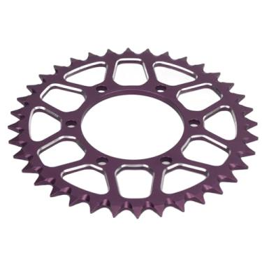 Imagem de Roda Dentada Traseira, 36t Fácil de Instalar Rc Roda Dentada Traseira Liga de Alumínio de Alta Resistência Leve para Motocicleta Elétrica (Roxo)