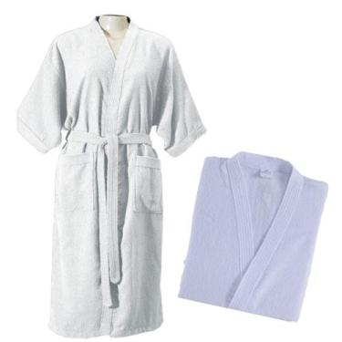 Imagem de Roupão de Banho Feminino e Masculino Felpudo 100% Algodão - Dianneli