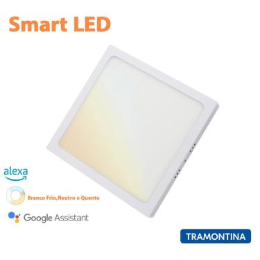 Imagem de Painel Smart Led Quadrado Sobrepor 18W Tramontina 58026/321