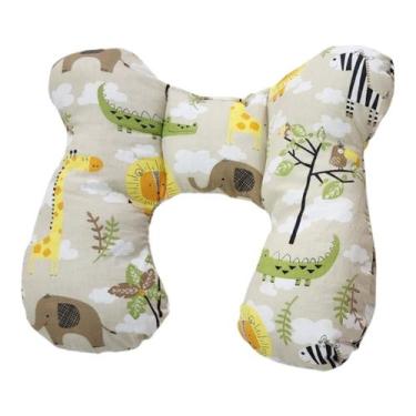 Imagem de Almofada Para Pescoço Com Apoio de Cabeça para Bebe Cadeirinha e Bebê 