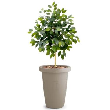 Imagem de Arranjo Artificial Decorativo Em Vaso De Planta Decoração Enfeite Sala (Cor Vaso: Areia)