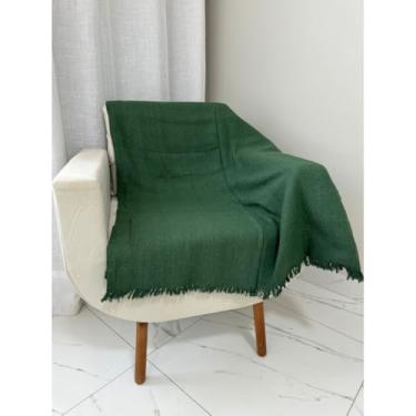 Imagem de Manta King Gigante 3,00M x 1,80M Decorativa Colcha Coberta Proteção Cama Sofá(Verde Floresta (3,00M x 1,80M))