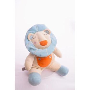 Imagem de Pelúcia Leão Safari 34CM com Barulhinho Sensorial NA Juba - ZIP