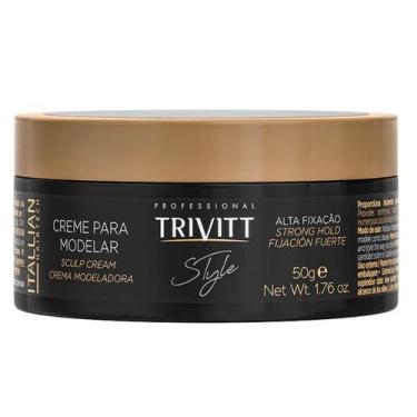 Imagem de Creme Para Modelar Penteado Alta Fixação Trivitt Style