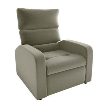 Imagem de Poltrona Do Papai Reclinável Kwid Veludo Marrom Matrix, VELUDO CAPUCCI