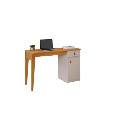 Imagem de Escrivaninha mesa de Estudo Helo 1 Gaveta com 1 Porta Jcm Moveis - JCM