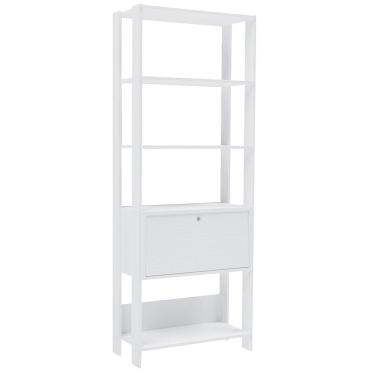Imagem de Estante Livreiro 1 Porta 166X63 cm Branco ARLY