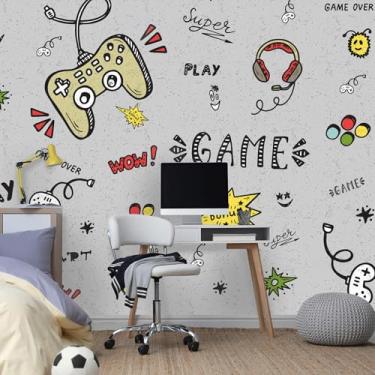 Imagem de Papel de Parede Video Game para Quarto Gamer Painel 9m²