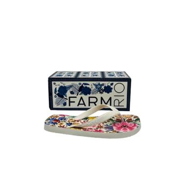 Imagem de Chinelo FARM RIO Floral Estampado (Unica, BR, Adulto, Numérico, M, 37)