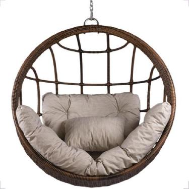 Imagem de Cadeira de Balanço de Teto Suspensa ninho Jardim Gourmet Alumínio  - F