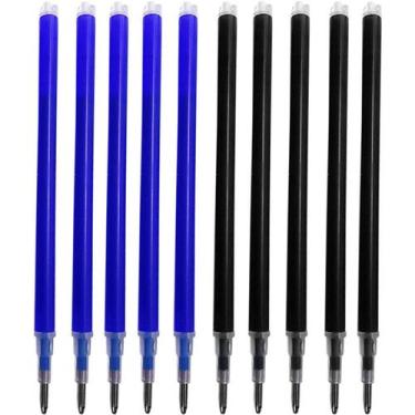 Imagem de 10 Refil Caneta Mágica Fantasminha Apaga Calor Azul E Preta - Evolvere