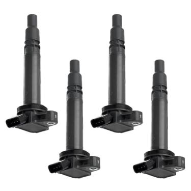 Imagem de ITOM Pacote De Bobinas Ignição Uf314, Compatível Com Toyota Corolla 2005-2006, Matrix 2003-2006, Pontiac Vibe 2003, 2004, 2005, Veículos 1.8L L4, Pacotes Substituição Uf-314 1788398, Conjunto 4
