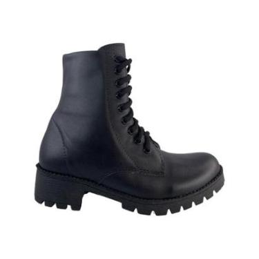 Imagem de Bota Via Bag Coturno Cano Curto Feminino-Feminino