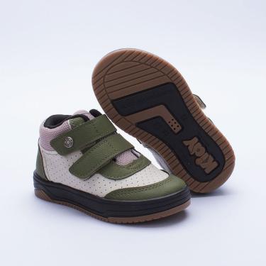 Imagem de Tênis Kidy Happy Verde Militar/Bege 