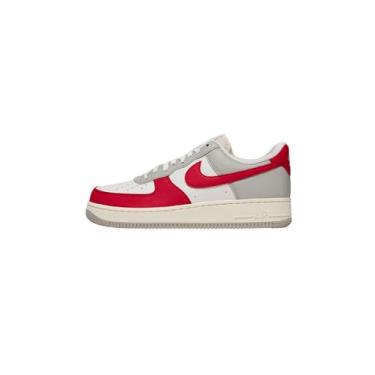 Imagem de Nike Tênis masculino Air Force 1 '07 LV8 (HJ9094-012, minério de ferro leve/marfim pálido/fantasma/vermelho academia), Minério de ferro leve/marfim claro/fantasma/vermelho academia, 39 BR