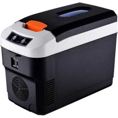 Imagem de Auto Companion Coolbox, Refrigerador De Carro Refrigerador De Carro/caminhão 24v/12v/220v-240v Geladeira De Acampamento Portátil Viagens De Condução De Longa Distância E Campi, Black-10l-a