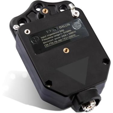 Imagem de GOOZEEZOO Antena End Fed 1:1 1000W antena balun de rádio de ondas curtas, 1-54MHz CW FT8 FM AM FSK End Fed antena de meia onda 4 bandas 8 bandas para ambientes externos