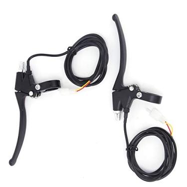 Imagem de Liga de alumínio Universal bicicleta elétrica Handle Brake Lever Motor par Cut Off Switch para E Bike Scooter Durable Lightweight Quick Release 17cm Comprimento