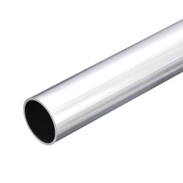Imagem de DMiotech (32 mm OD x 29 mm ID) Tubo redondo de alumínio 6063 com comprimento de 300 mm para projetos de construção de estruturas de máquinas DIY