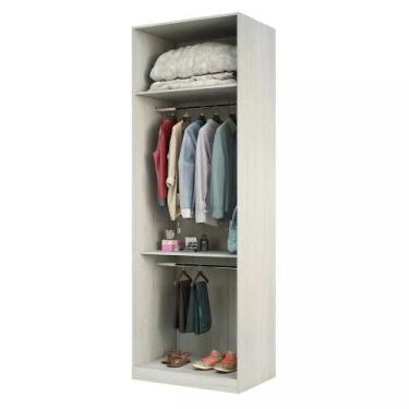 Imagem de Closet Modulado 80,4cm Cabideiro (Altura: 236cm) Sem Porta Prestige Lu
