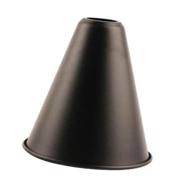Imagem de Generic Abajur de ferro para substituição de lâmpada, luminária pendente industrial, abajur em cone, capa para de mesa, D 18cm H 18.5cm