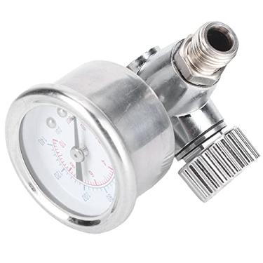 Imagem de Hyuduo Regulador de Pressão do Ar, Pistolas de Pulverização 1/4 Em Regulador de Compressor para Pintura, Com Casca de Liga de Alumínio, para Monitoramento Em Tempo Real
